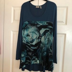 LOGO flowered high low top